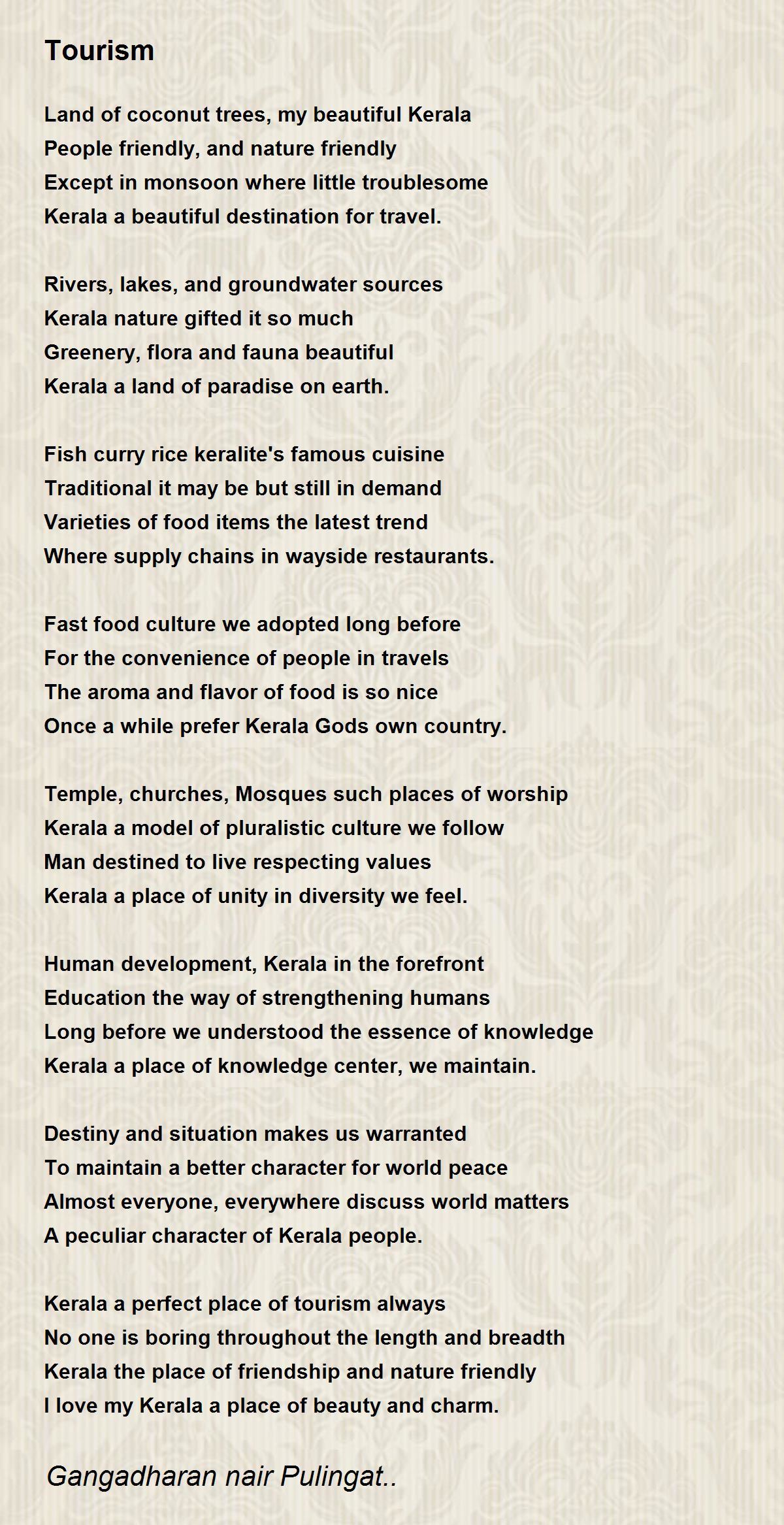 tourism in india a growing global attraction poem