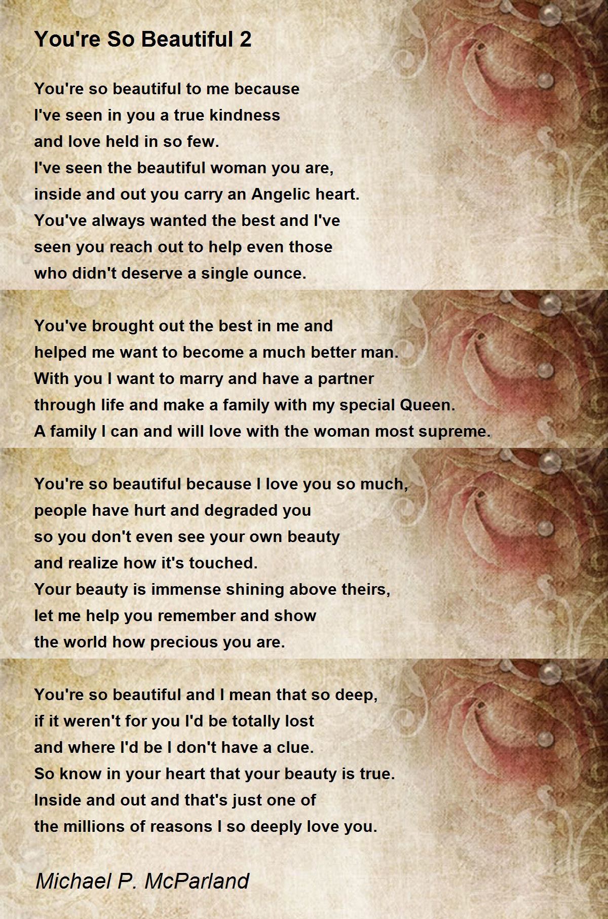 Your so amazing poems