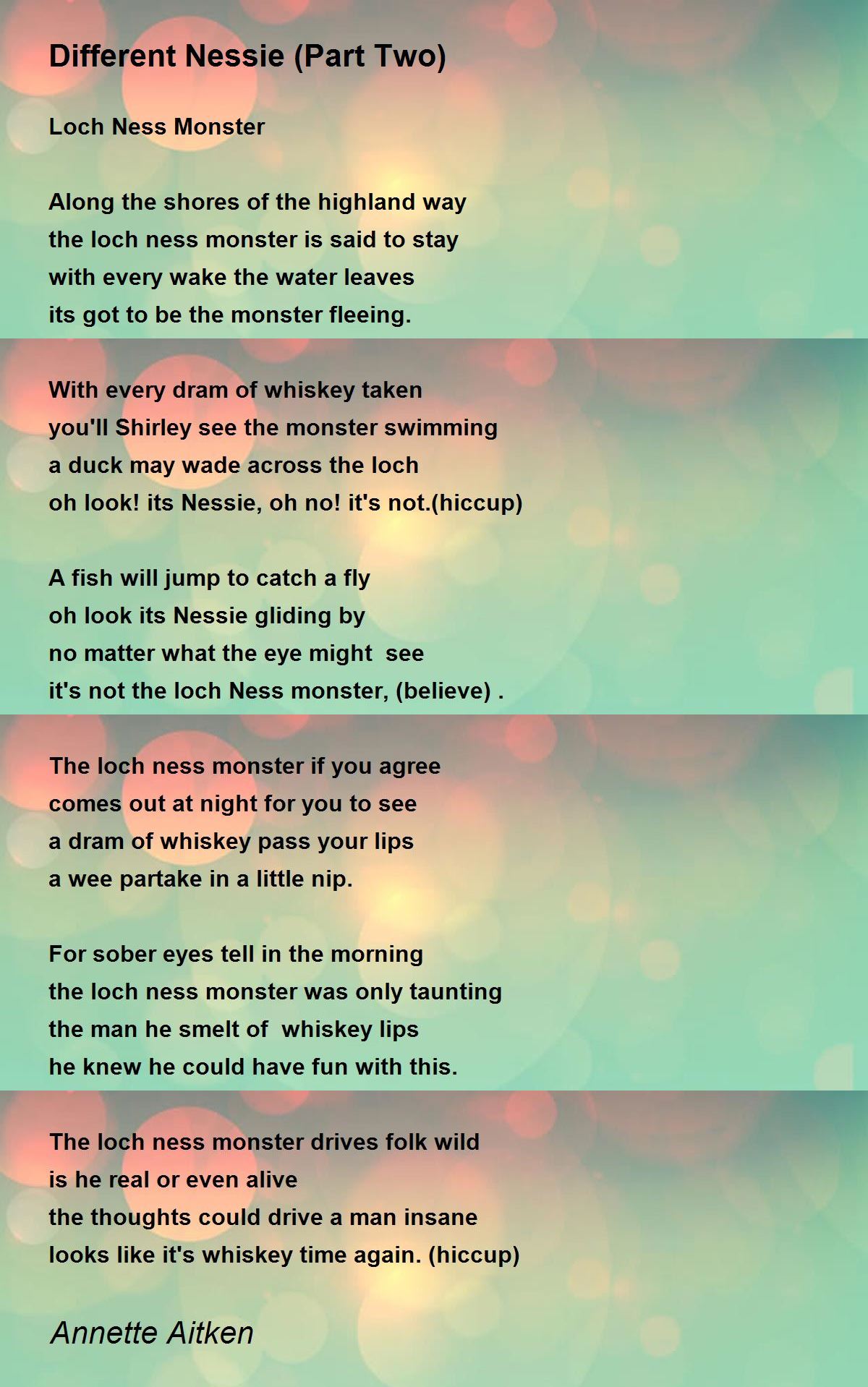 Loch Ness Monster Poem