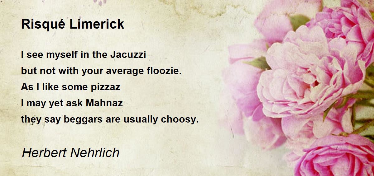Risqué Limerick Risqué Limerick Poem by Herbert Nehrlich
