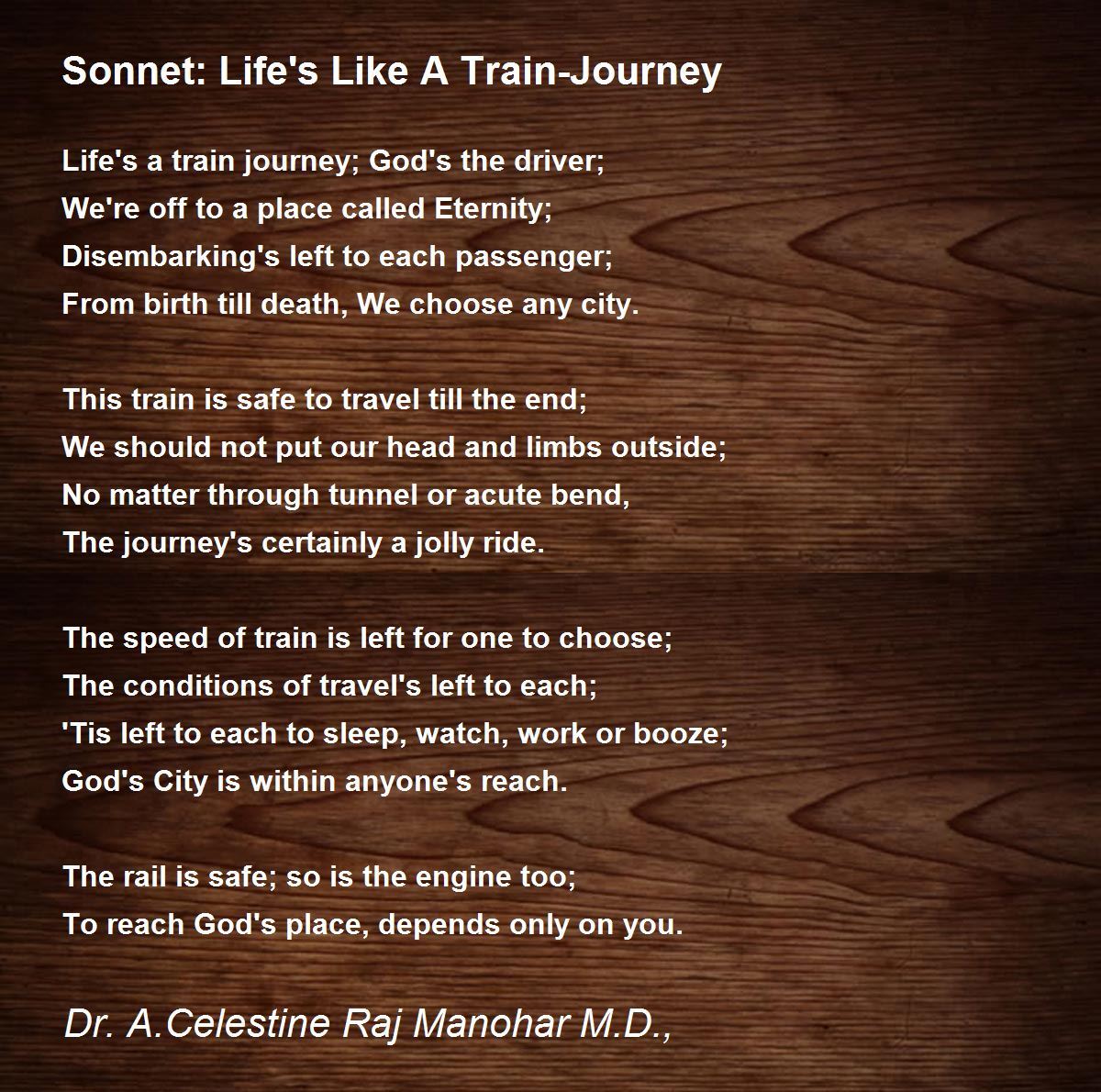 Life's Like A TrainJourney Life's Like A Train