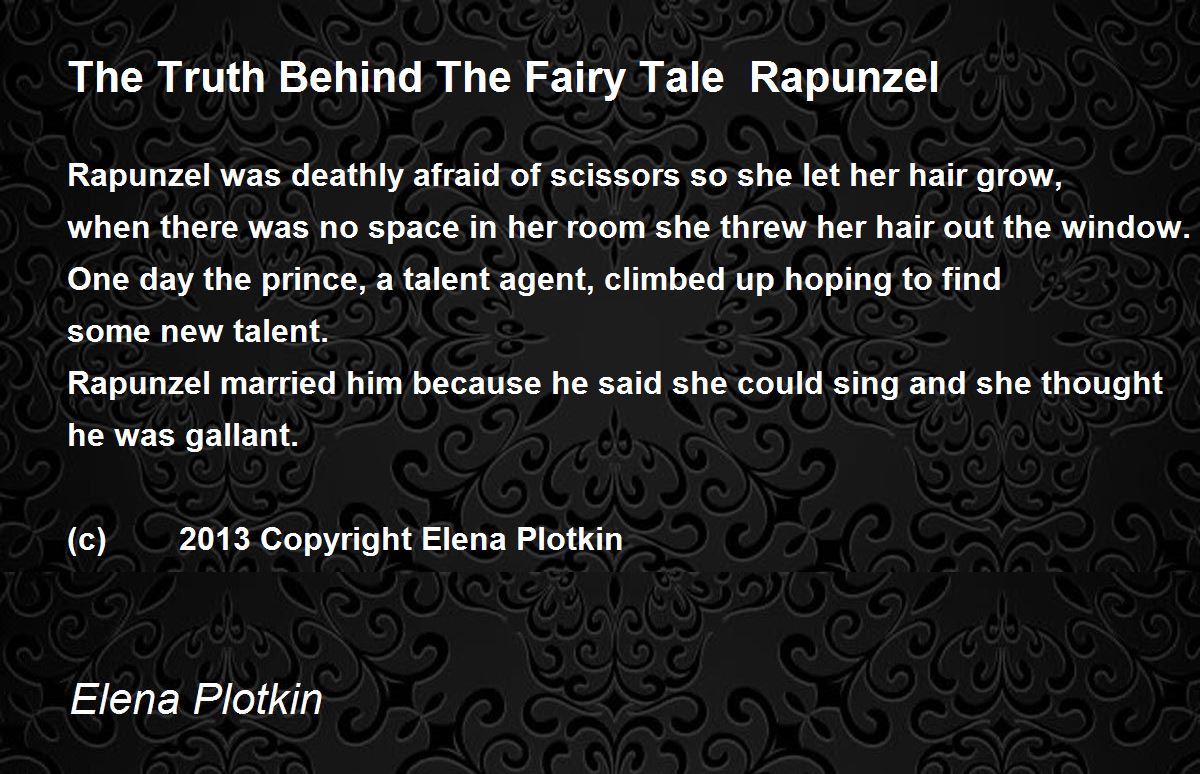 The Truth Behind The Fairy Tale Rapunzel The Truth Behind The Fairy