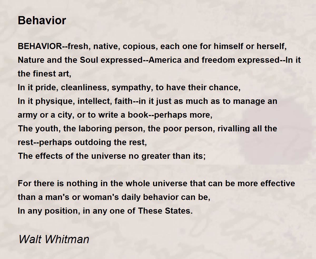 behavior