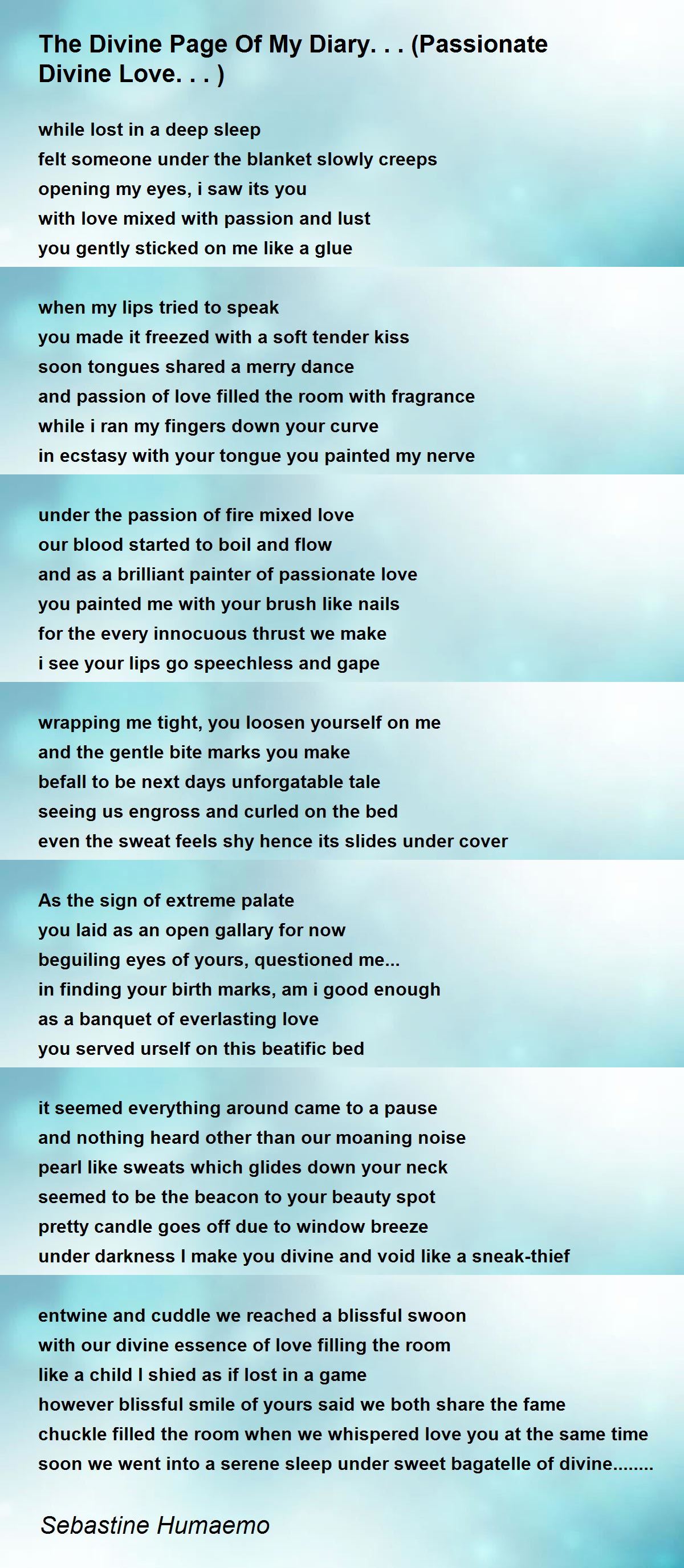 The Bed Is On Fire With Passionate Love Telegraph