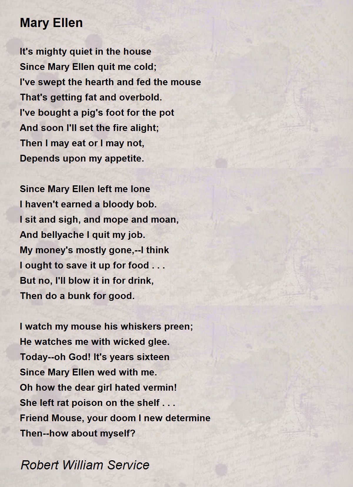 Mary-ellen Poems - Poems For Mary-ellen - Poem Hunter