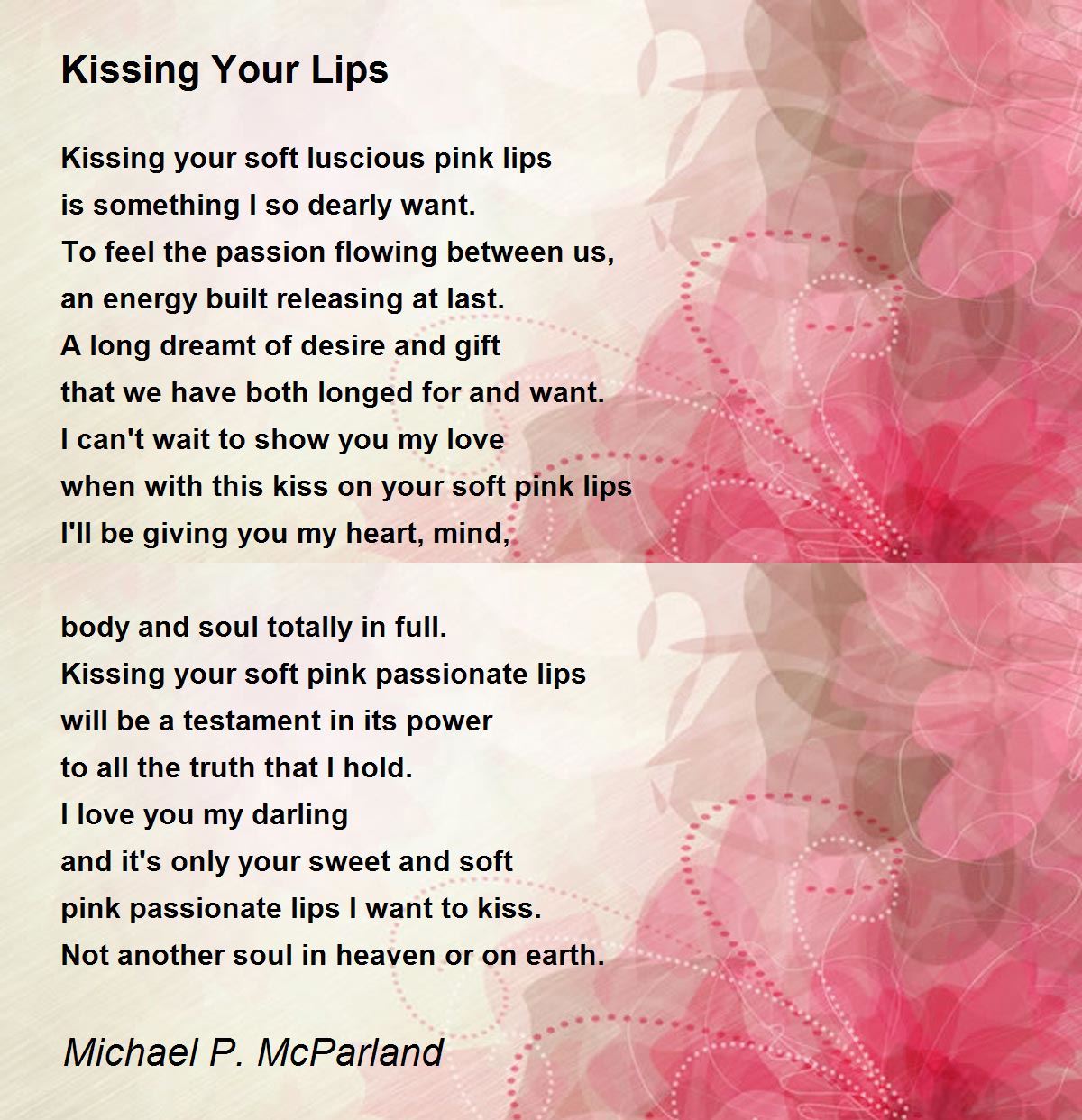 Poem lips your beautiful For Her,