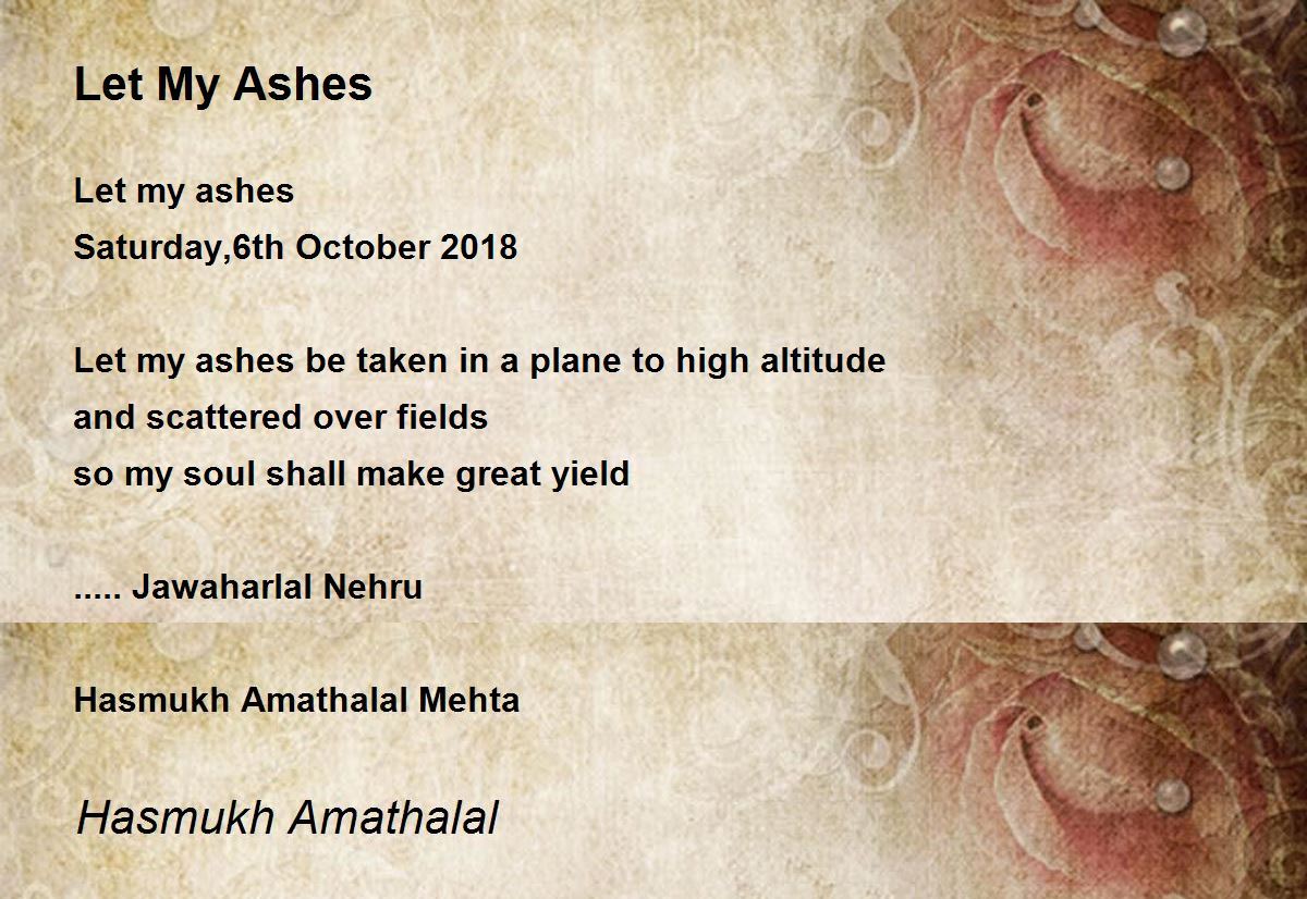 Let-my-ashes Poems - Poems For Let-my-ashes - Poem Hunter
