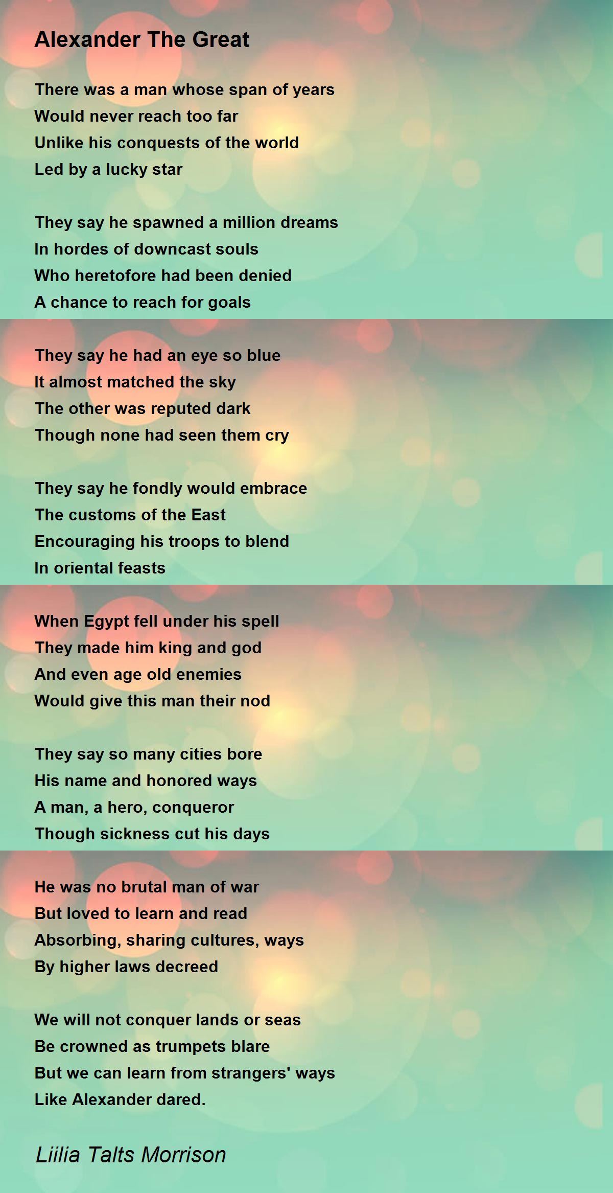 Lyrics To Alexander The Great | Alexander The Great Lyrics by Iron ...