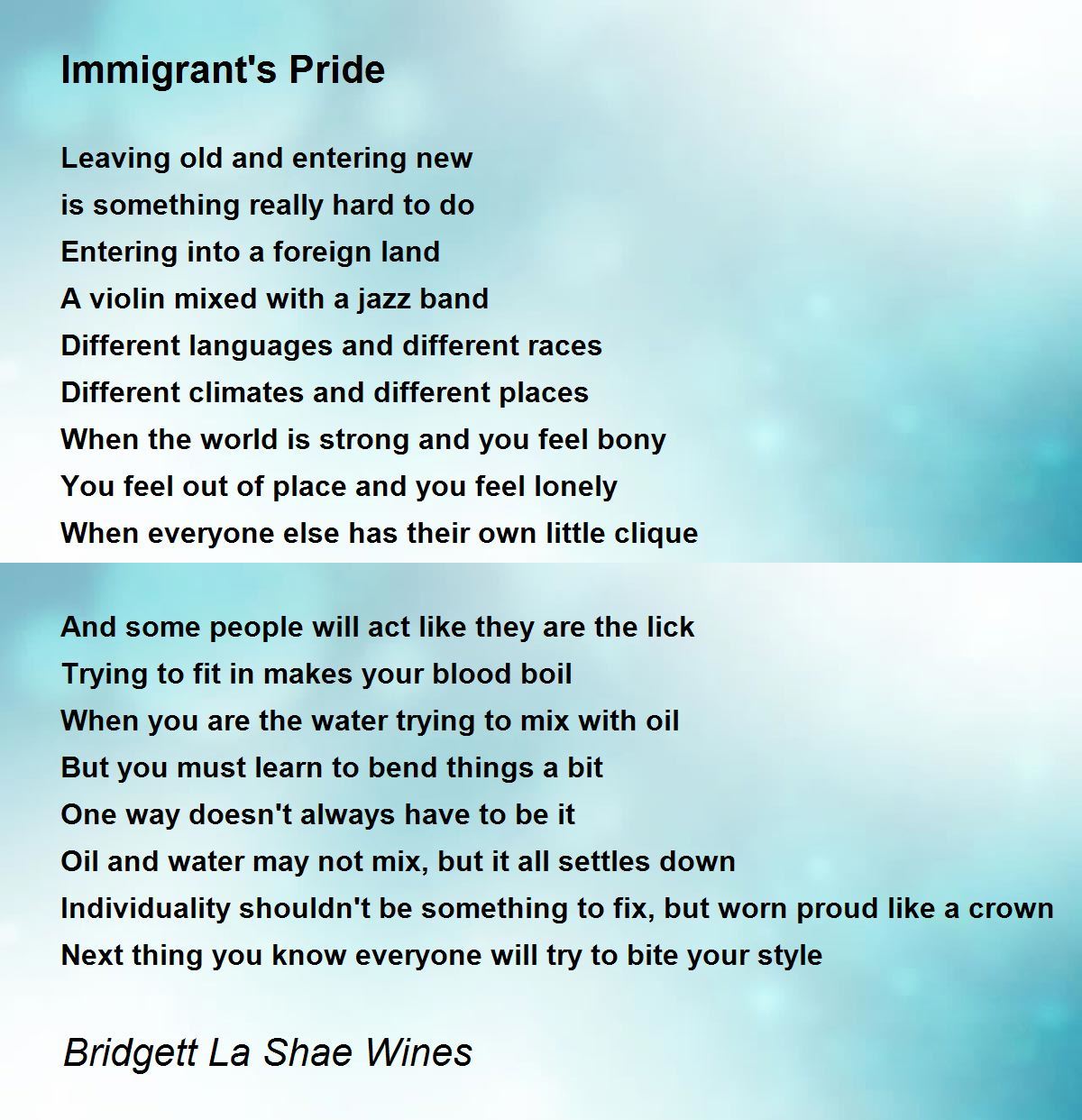 Immigrant Poems - Poems For Immigrant Poems - Poem Hunter