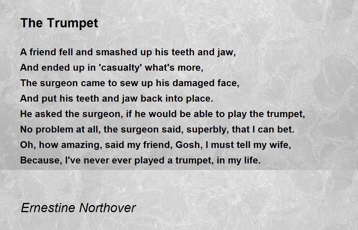 The Trumpet The Trumpet Poem by Ernestine Northover