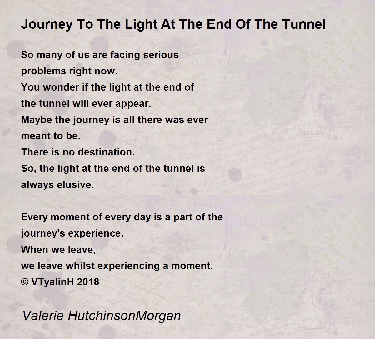 Journey To The Light At The End Of The Tunnel Journey To The Light At