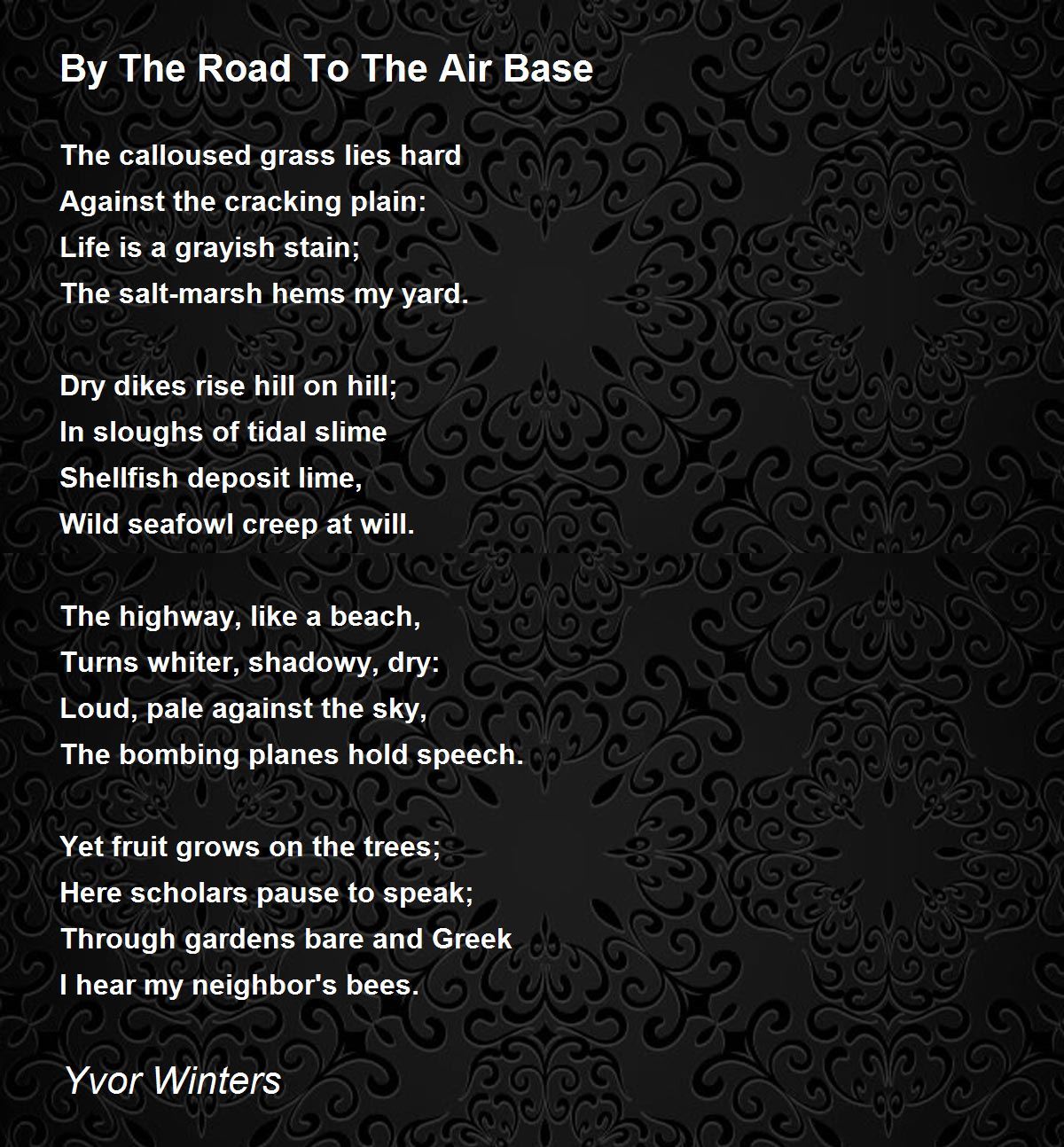 Yvor winters biography image