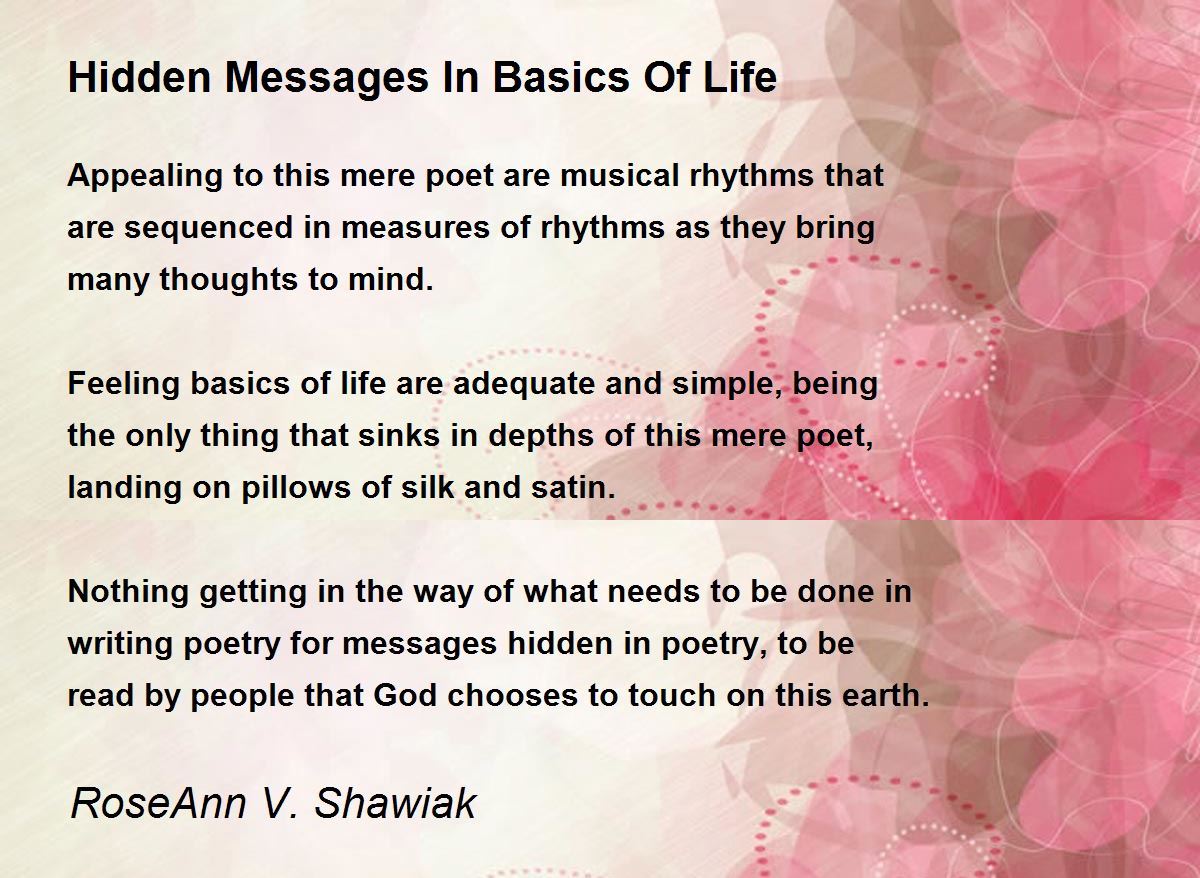 Hidden Messages In Quotes