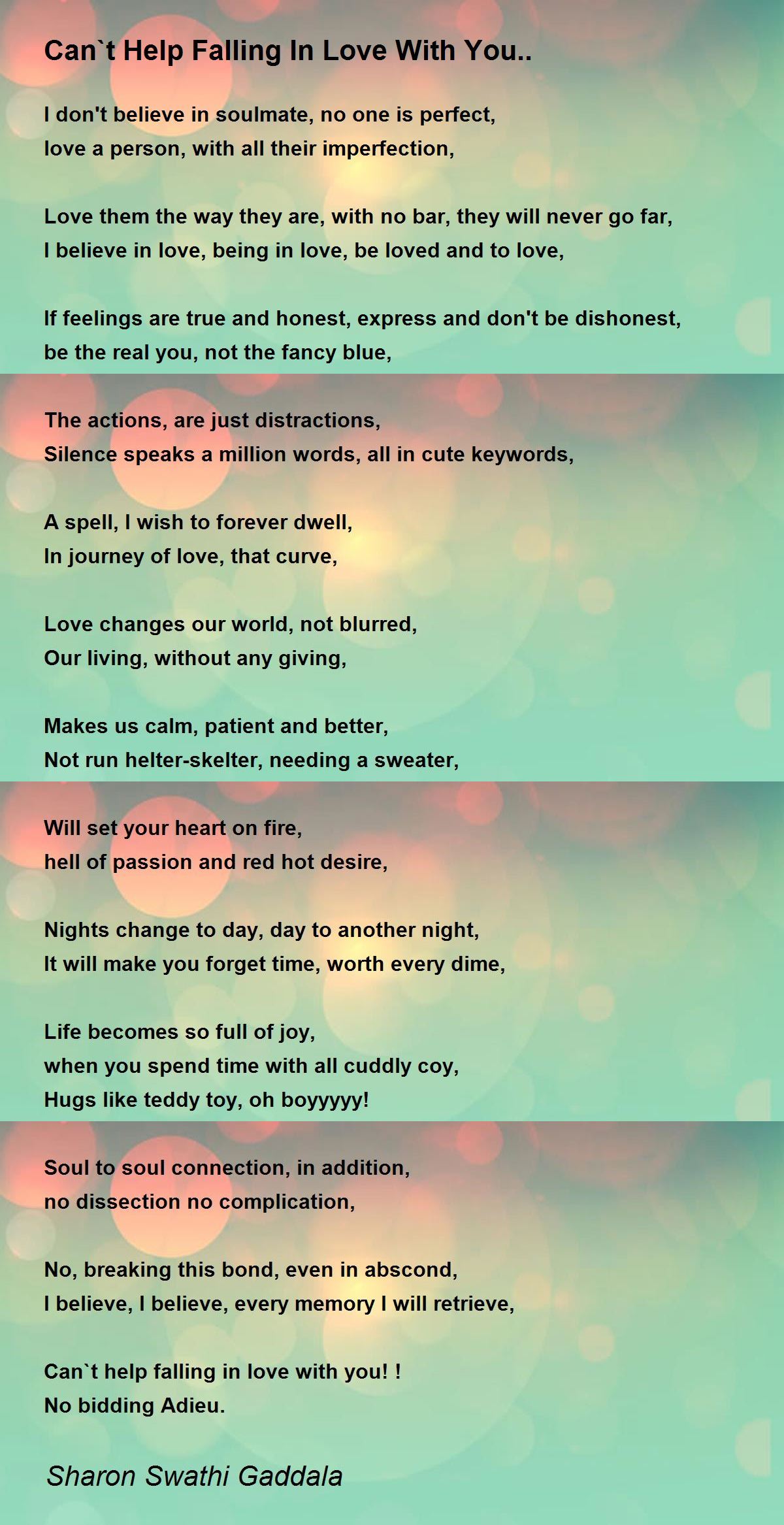 Can`t Help Falling In Love With You.. Can`t Help Falling In Love With