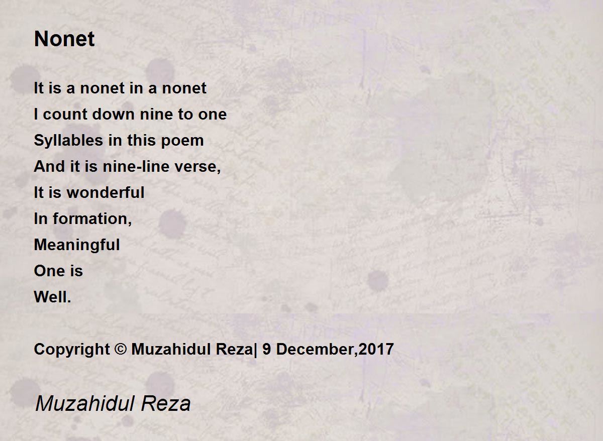 Poem by Muzahidul Reza