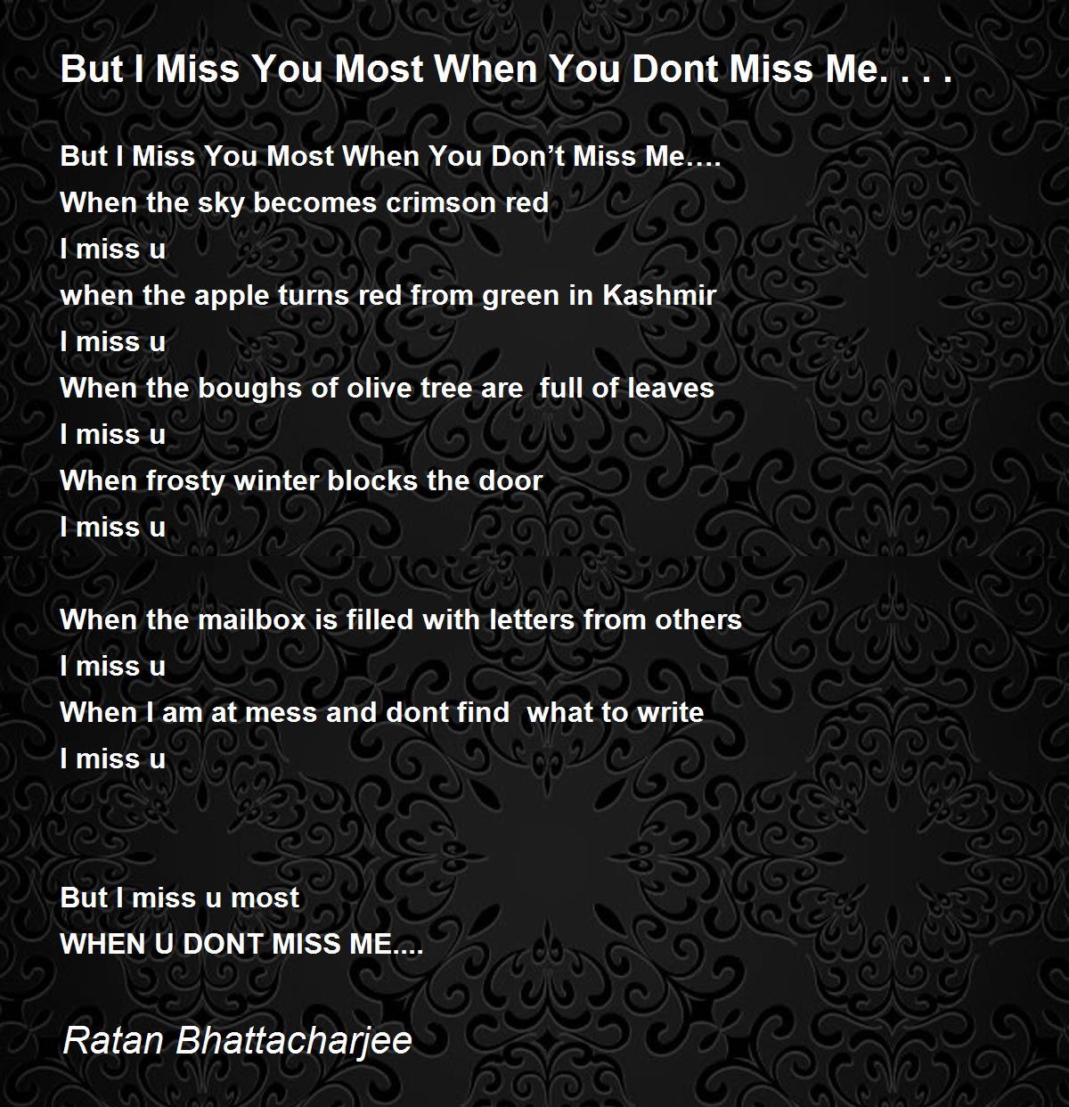 See who misses you the most