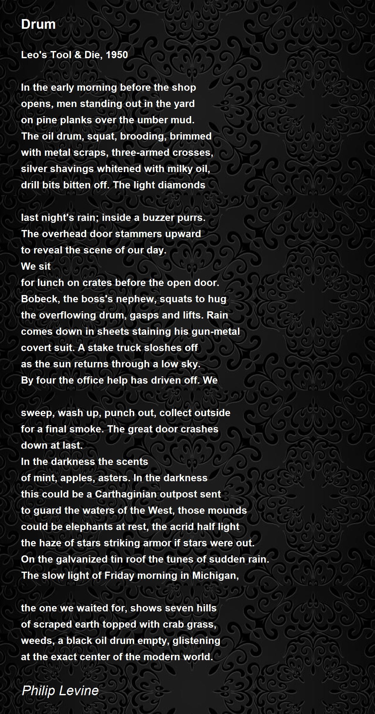 Philip larkin sparknotes picture