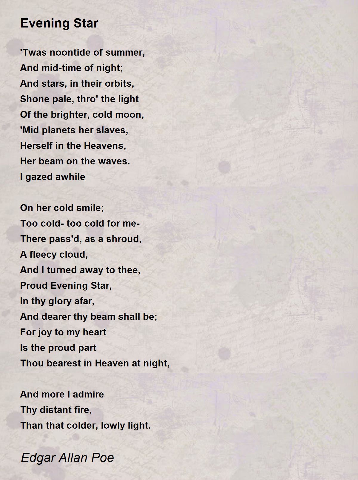 meaning of the poem annabel lee