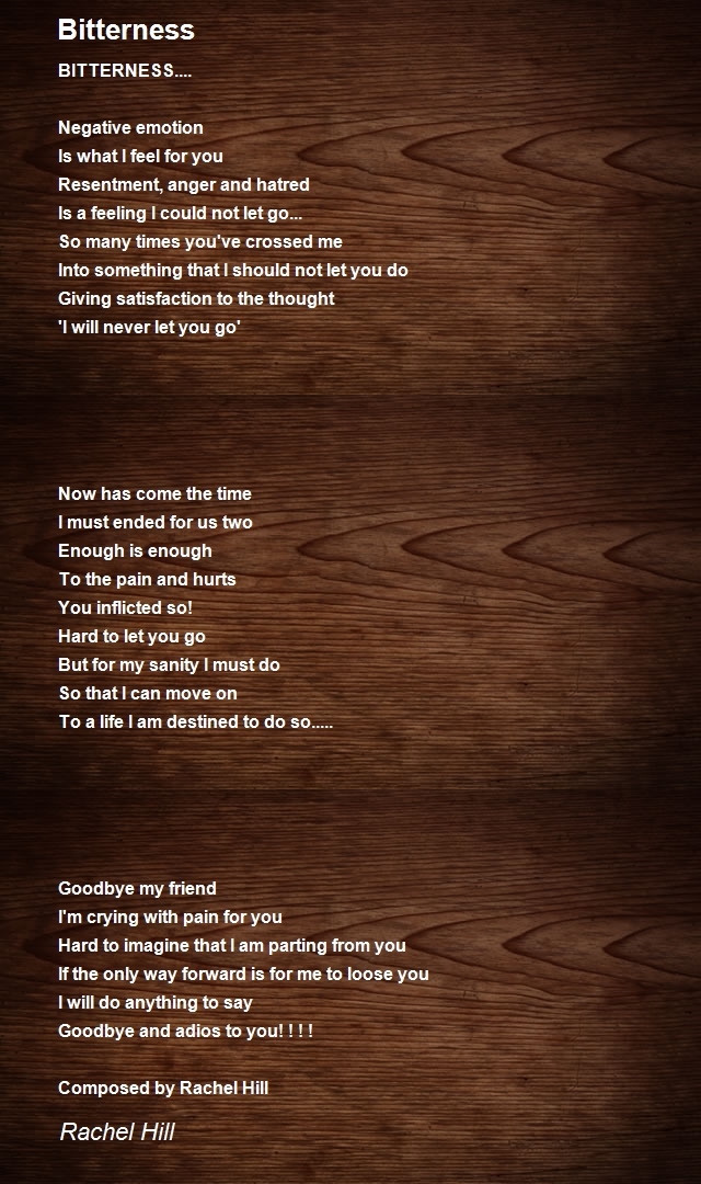 How to write a bitterness poem 08 picture