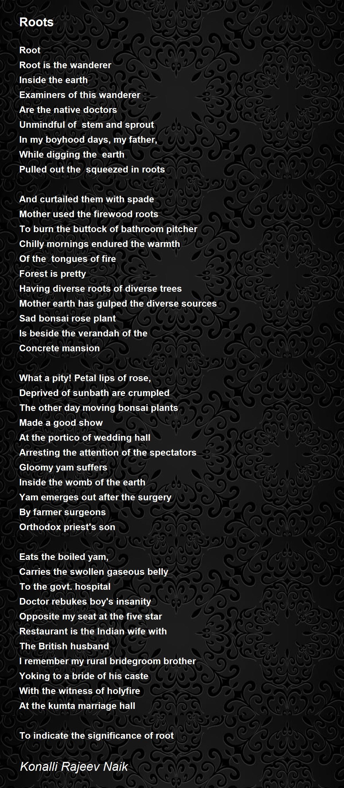 Roots Family Tree Poems Dig Deep As Tree Roots A Poem By Soothsayer