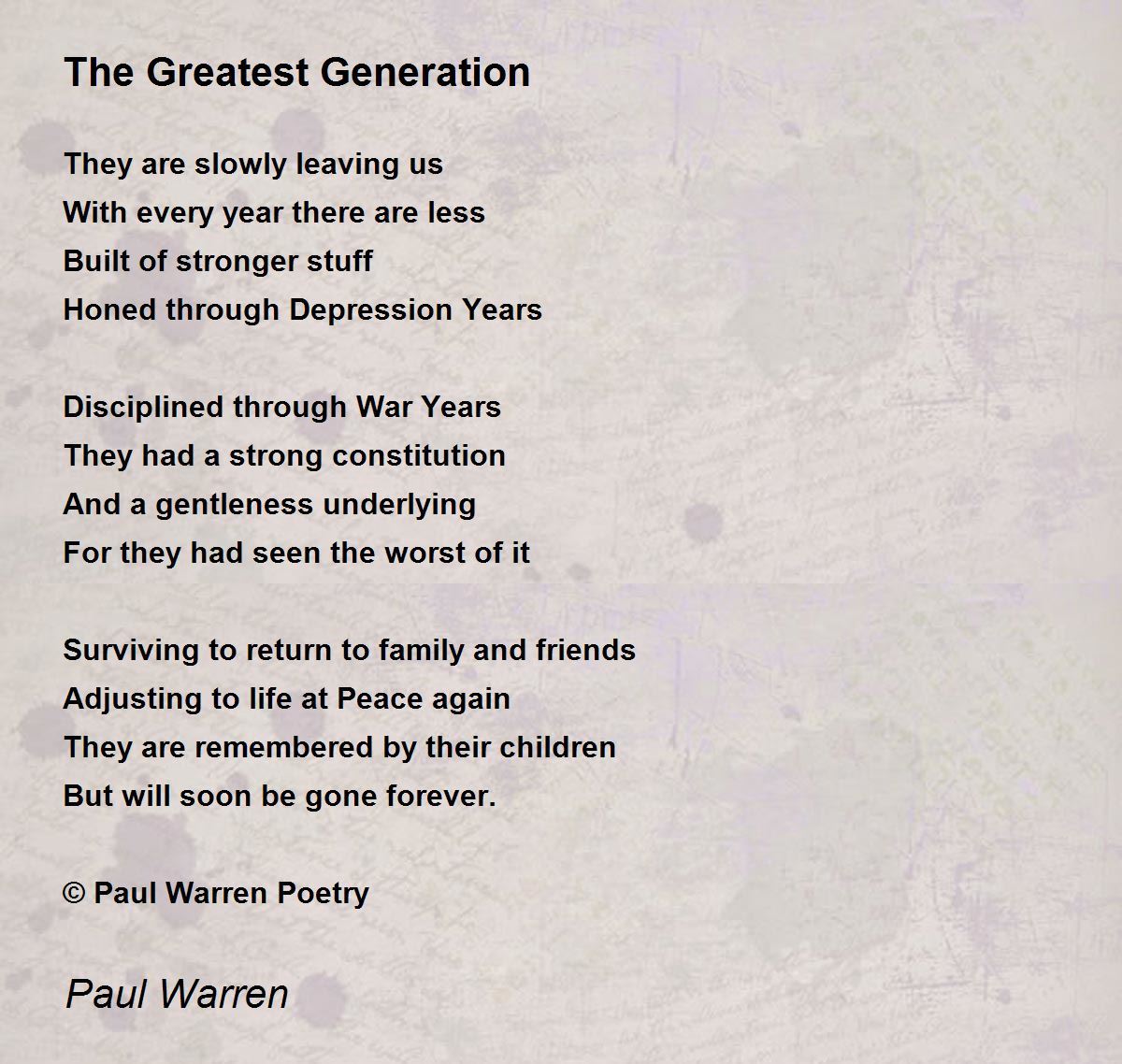Why Was The Greatest Generation Called That? – CLSA