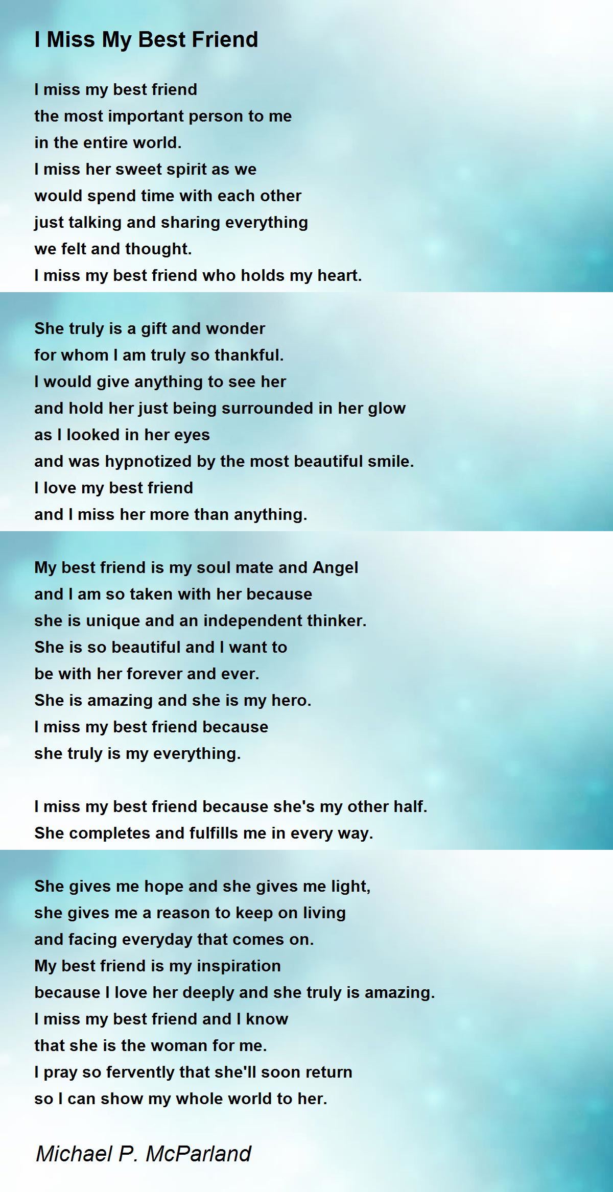 Beautiful poem my to friend 20 Friendship