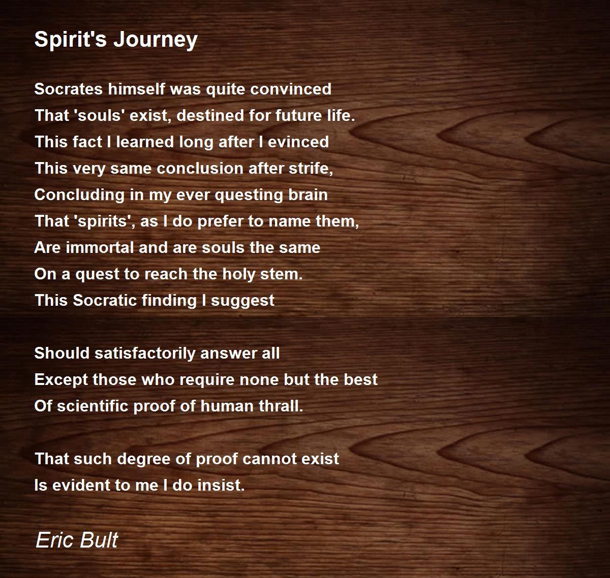 spiritual journey poem