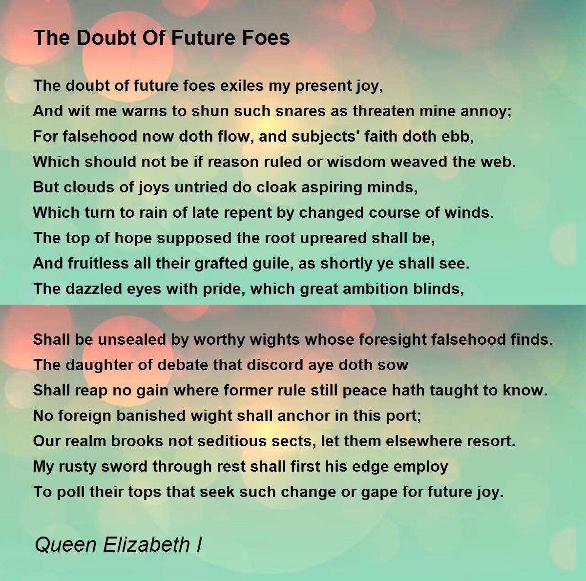 The Doubt of Future Foes by Queen