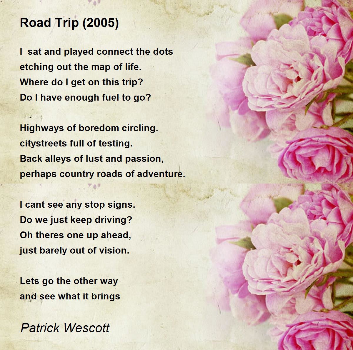 car trip poem