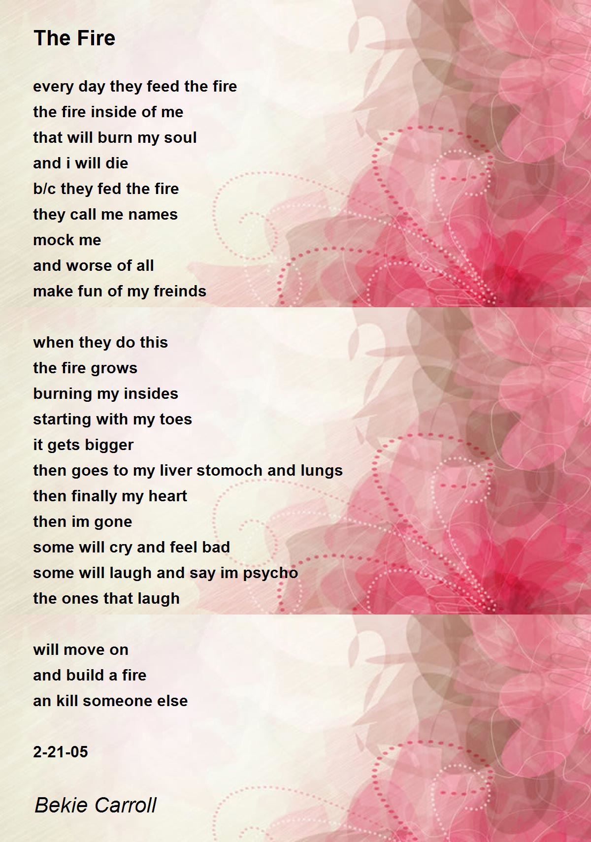 The Fire The Fire Poem By Bekie Carroll The Fire The Fire Poem By Bekie Carroll
