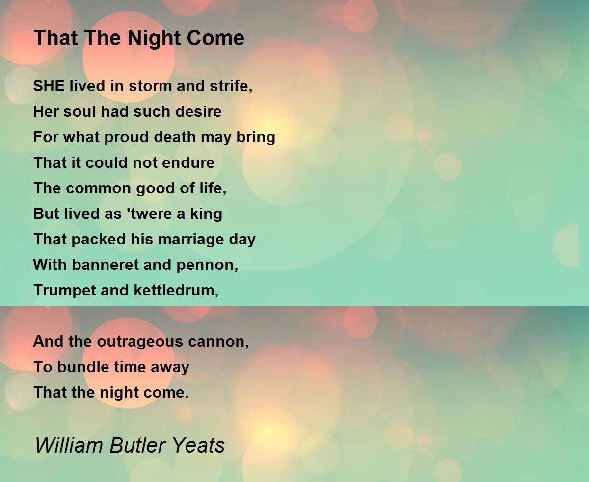 william butler yeats death