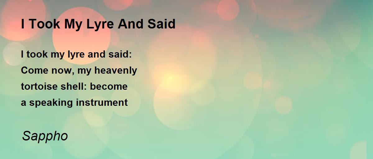 I took my lyre and said essay 03 image