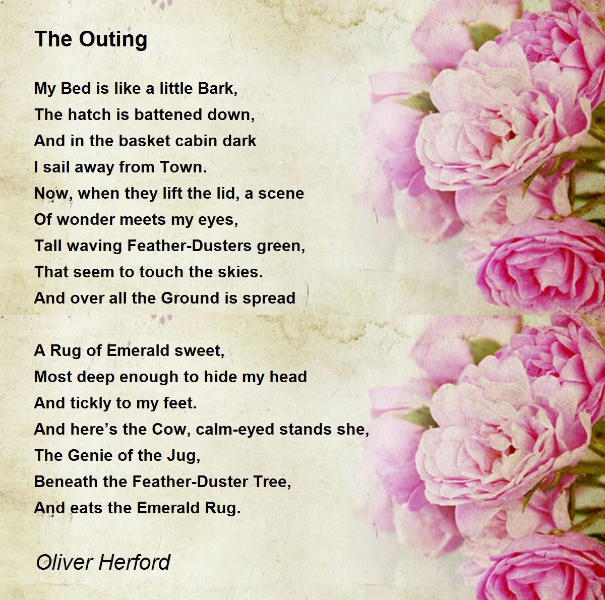 The Outing The Outing Poem by Oliver Herford