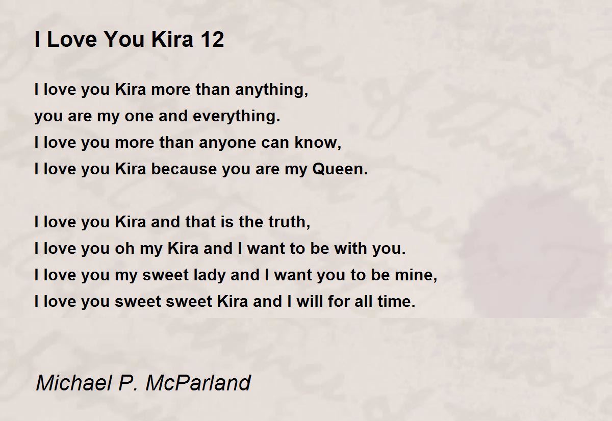 Love kira i Kira uit