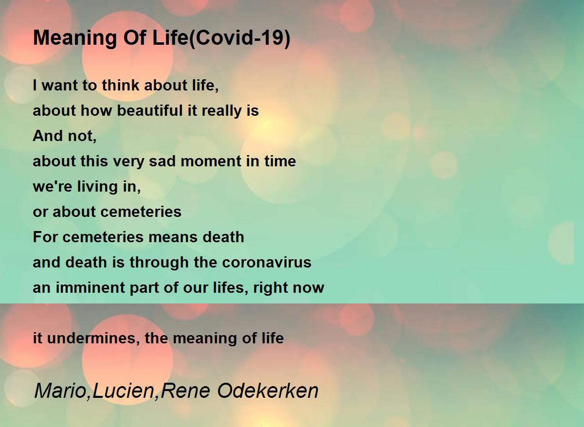 Covid-19 Poems - Poems For Covid-19 - Poem Hunter