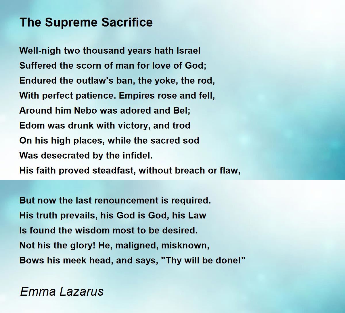 emma lazarus poem meaning