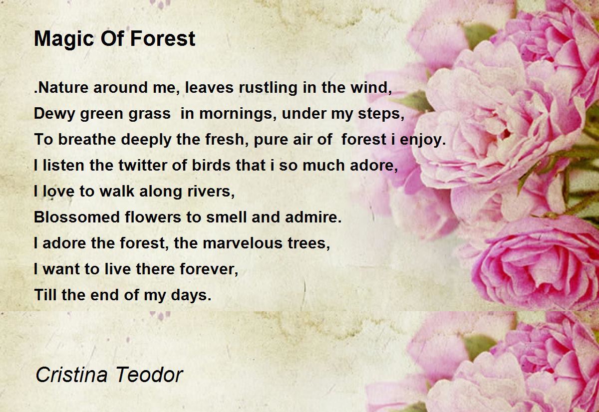 fredrick daily Flowers Of The Forest Poem River Poems By Poet