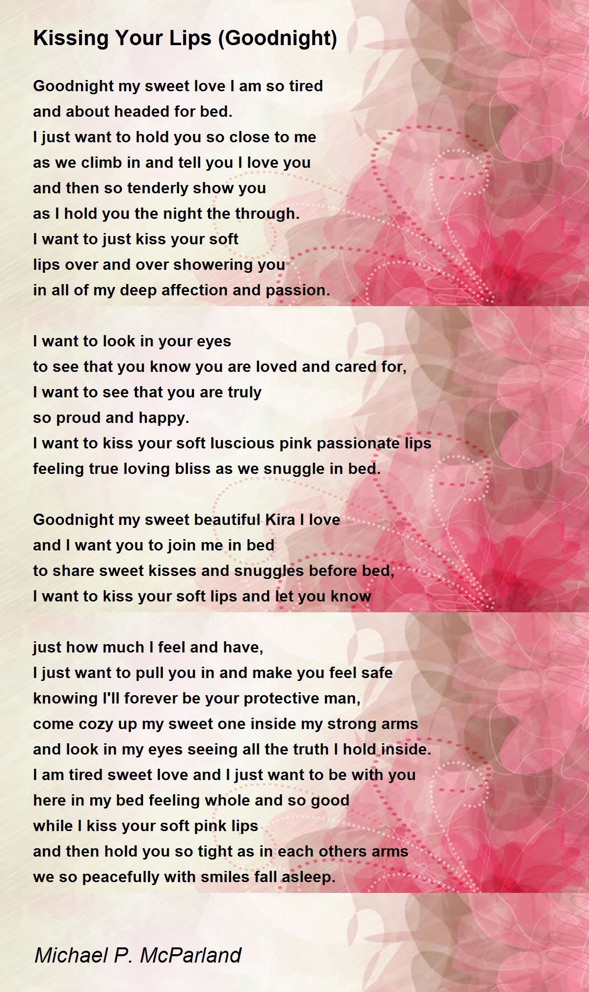 Kiss Your Lips Poem