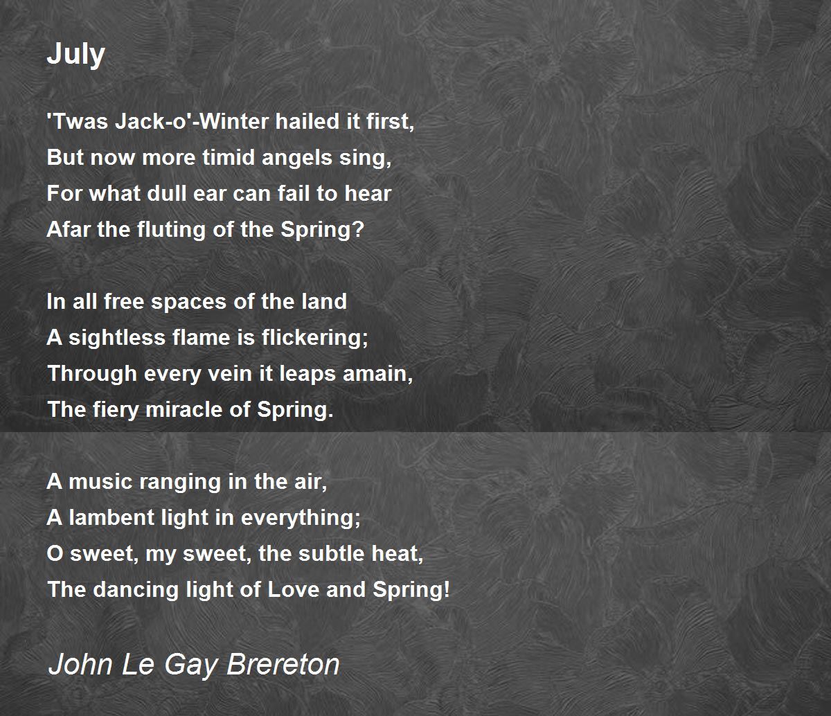 Poems about gay love