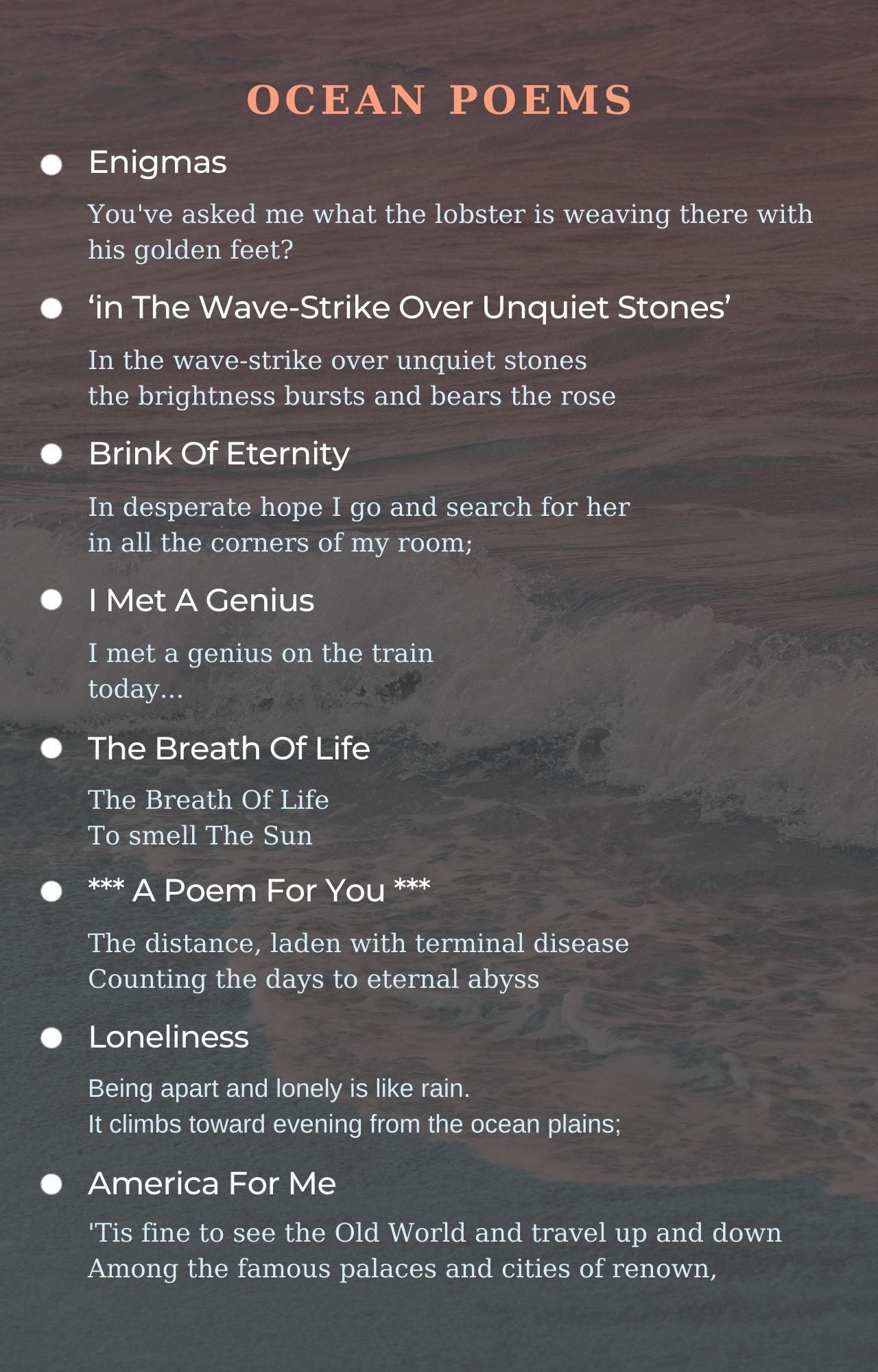 Ocean Poets