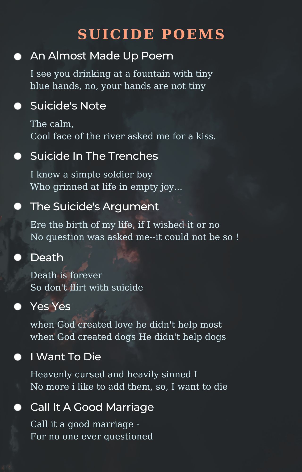Suicide Poets